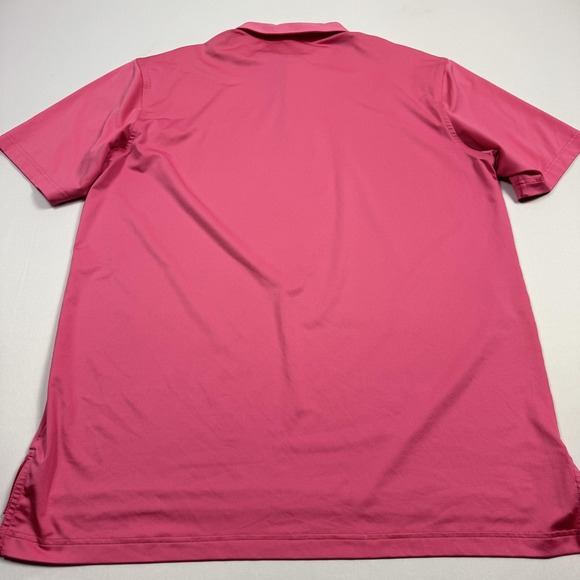 Peter Millar Polo Shirt Mens Large Pink Summer Comfort Golf Performance Stretch - Picture 10 of 11
